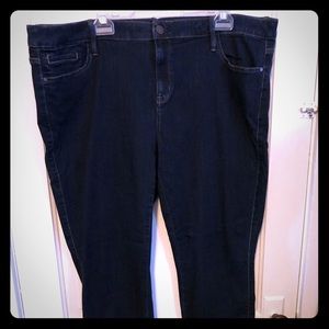 a.n.a Jegging Dark Blue skinny